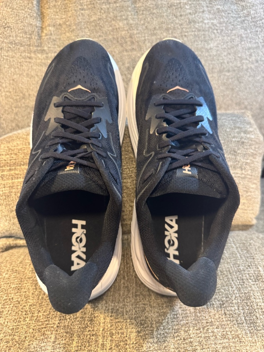 Hoka Clifton 10 Black/Rose Gold 1162031 BRGL Size 12 - Picture 5 of 11